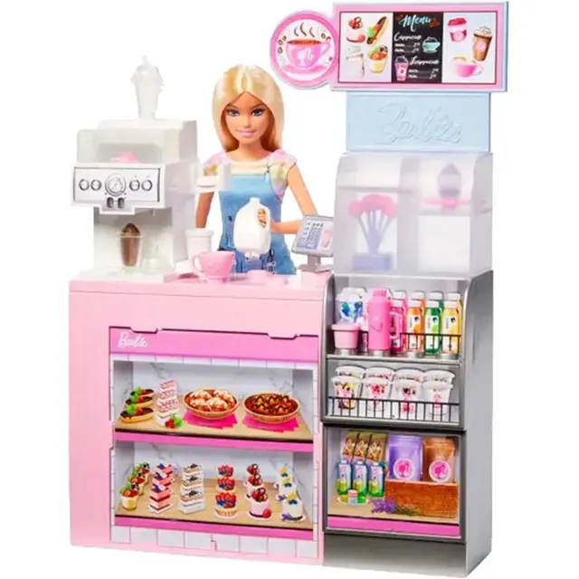 Boneca Barbie Coffee Shop Mattel – HXN94