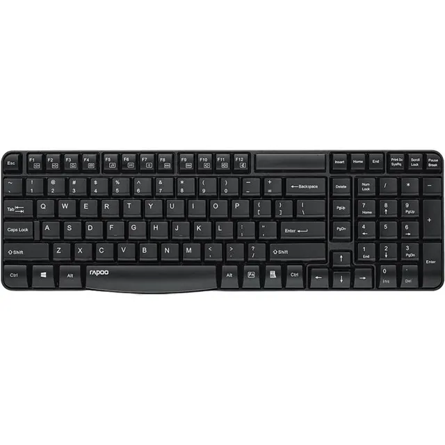 Teclado Sem Fio Rapoo E1050 – Preto (Inglês)