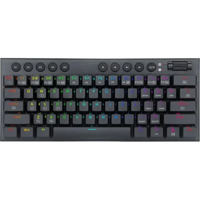Teclado Gaming Redragon Horus Mini K632-RGB Preto (Inglês sem fio) Switch Vermelho