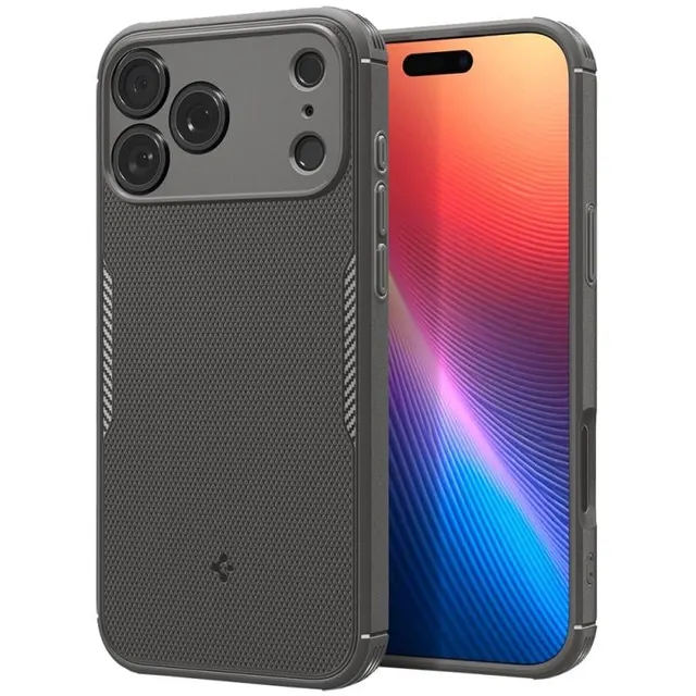 Case Spigen para iPhone 17 Pro 6.3″ Core Armor ACS09682 Marble Gray (MagFit)