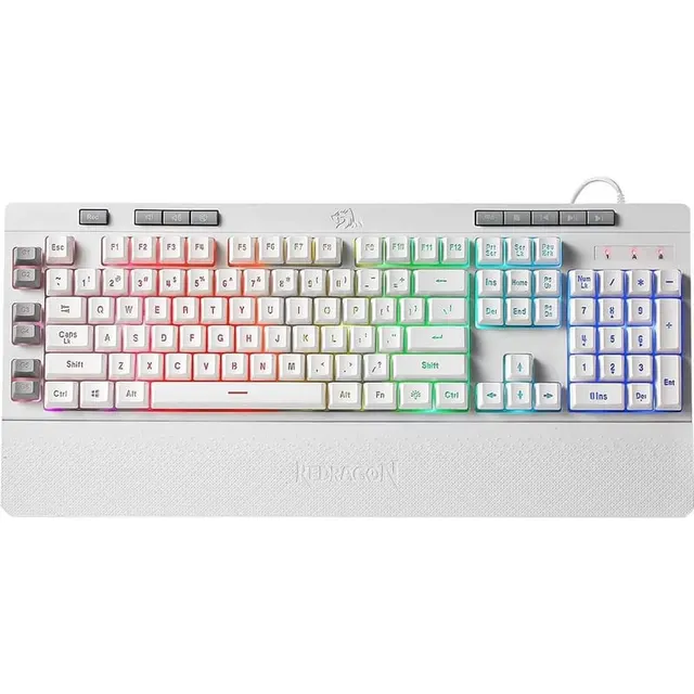 Teclado Redragon Shiva K512W RGB (com Cabo) – Inglês