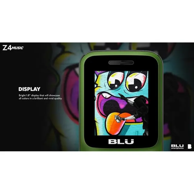 Celular Blu Z4 Music Z253 Dual Sim 1.8″ Dark Blue