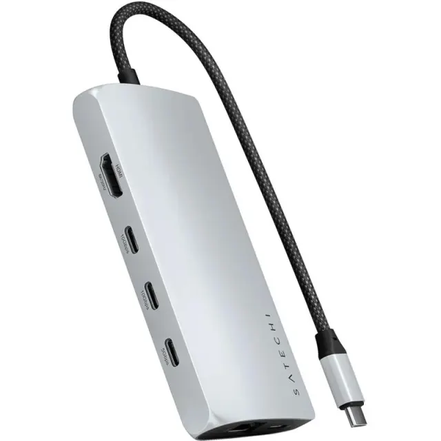 Adaptador USB-C Multiport 8K With Ethernet V3 Satechi ST-P8KES