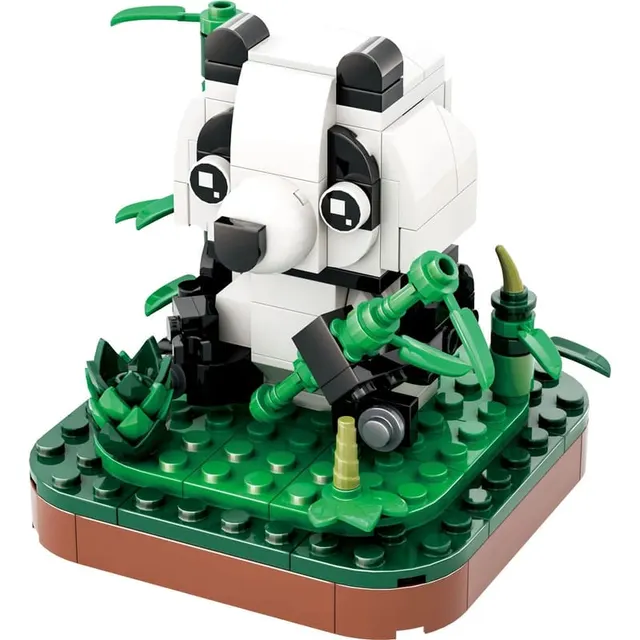 Blocos de Construção The Panda Wange – 1613 (130 Peças)