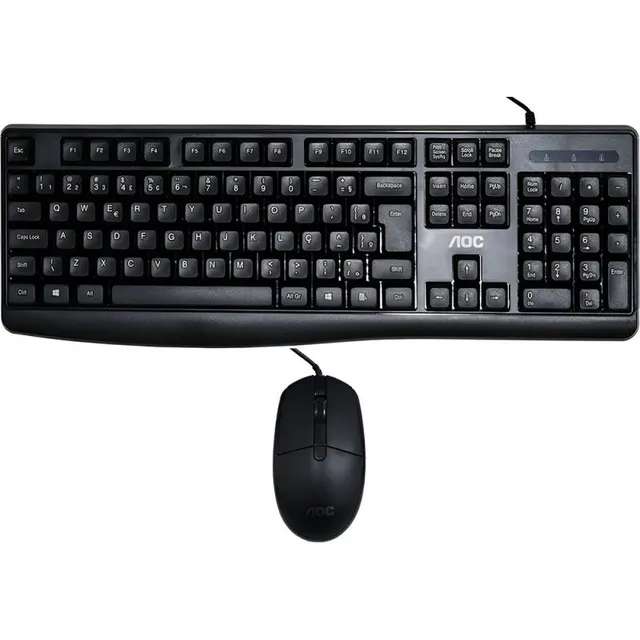 Teclado e Mouse com Fio Aoc KM170B/FG (Português)