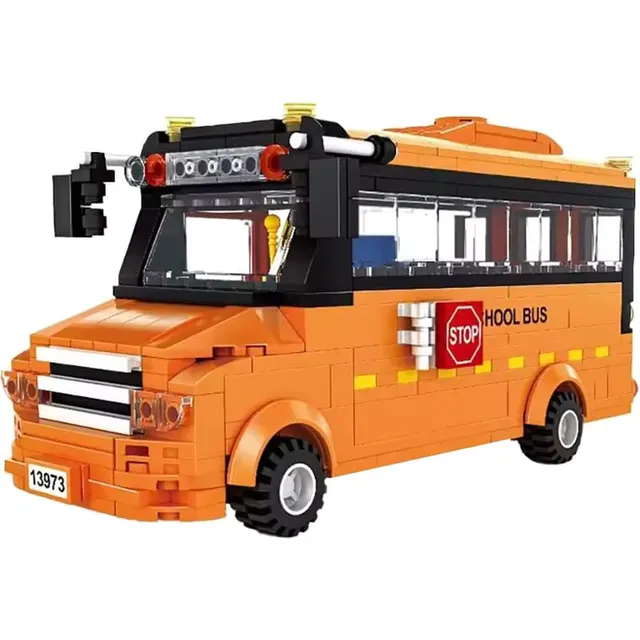 Blocos de Construção Intercity Bus School Wange – 3973 (367 Peças)