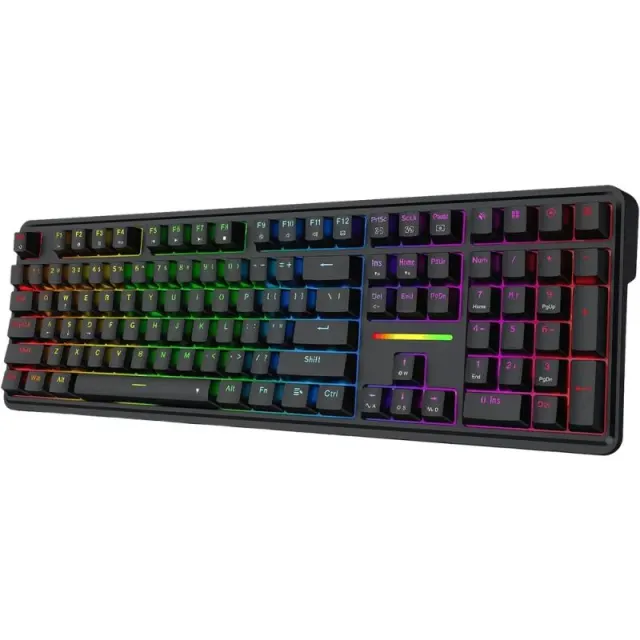 Teclado com Fio Gaming Redragon Antonium K745-RGB Preto (Inglês)