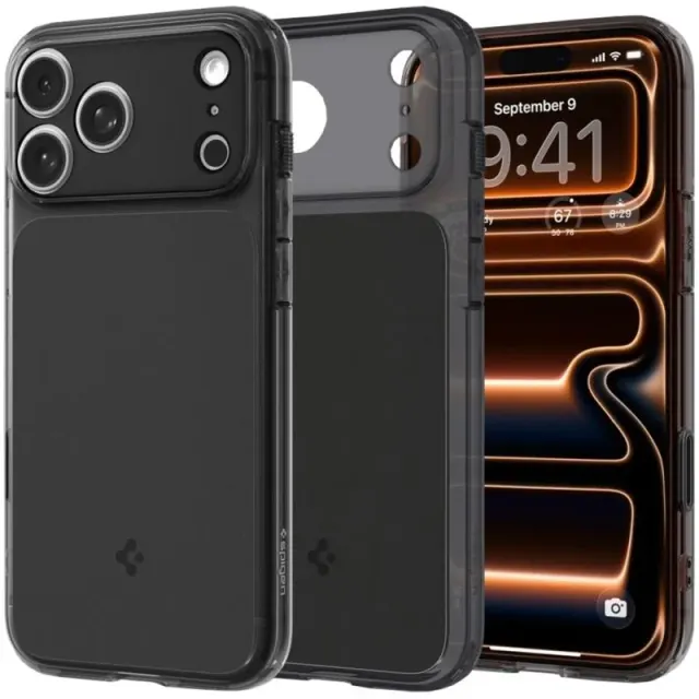 Case Spigen para iPhone 17 Pro Ultra Hybrid T ACS10345 Matte Black (MagFit)