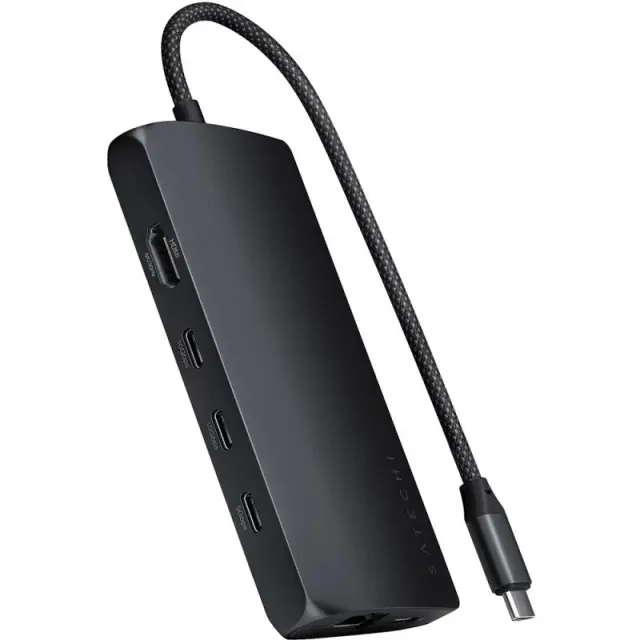 Adaptador USB-C Multiport 8K With Ethernet V3 Satechi ST-P8KED