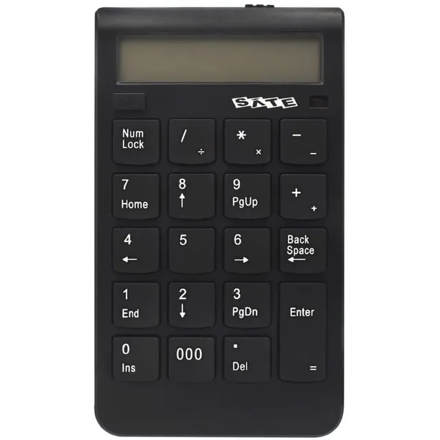 Teclado Numérico Sem Fio Satellite AK-185 – Preto