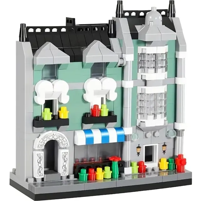 Blocos de Construção Mini European Green Grocery Koco – 02025 (329 Peças)