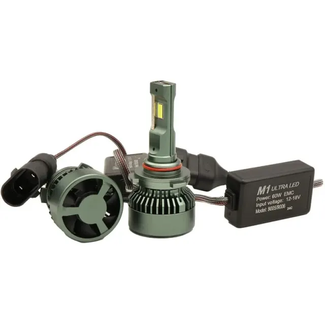Lâmpada Ultra LED M1 HS 905 (HB3) 60Watts 6000k Luz Branca