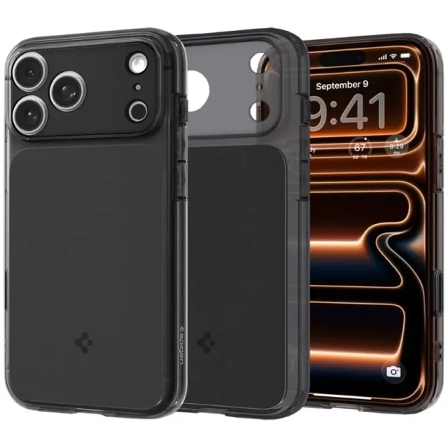 Case Spigen para iPhone 17 Pro Max Ultra Hybrid T ACS10281 Matte Black (MagFit)