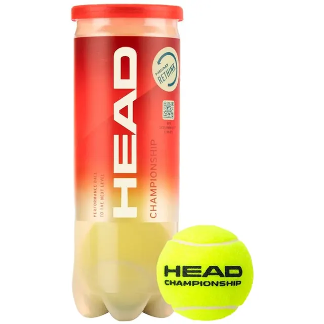 Bola de Tênis Head Championship (3 Unidades)