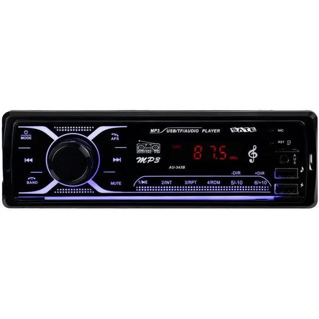 Toca Rádio Sate AU-343B 20W FM USB AUX Bluetooth