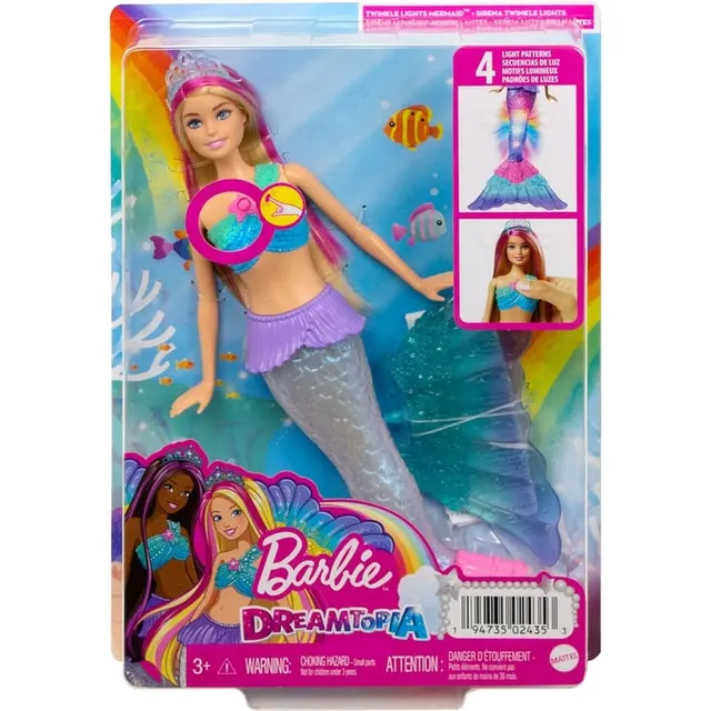 Boneca Barbie Dreamtopia Mattel – HDJ35-HDJ36