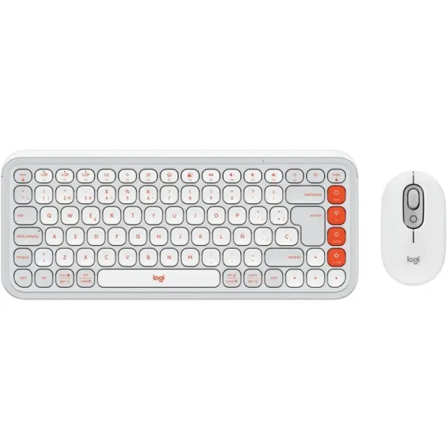 Teclado e Mouse sem fio Logitech Pop Icon Combo Bluetooth 920-013055 (Espanhol)