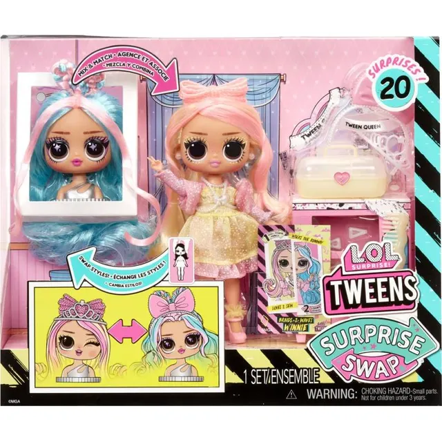 Boneca L.O.L Surprise Tweens Swap Braids-2-Waves Winnie – 591733EUC