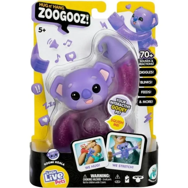 Boneco Koomi Koala Little Live Pets Hug n’ Hang Zoogooz! Moose – 26480