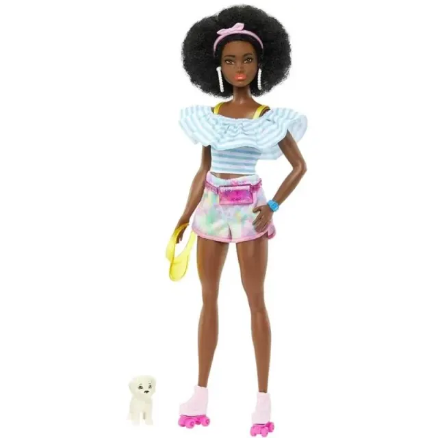 Boneca Barbie Roller Skates Mattel – HPL77