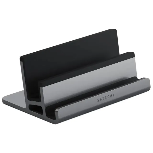 Suporte para Laptop Vertical Duplo Satechi ST-ADVSM para Mac de 13 e 16″ Grey