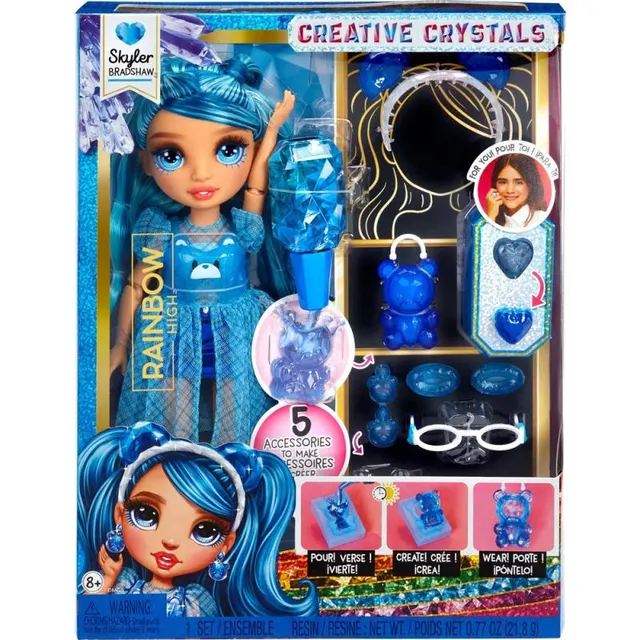Boneca Skyler Bradshaw Creative Crystals Rainbow High – 121374