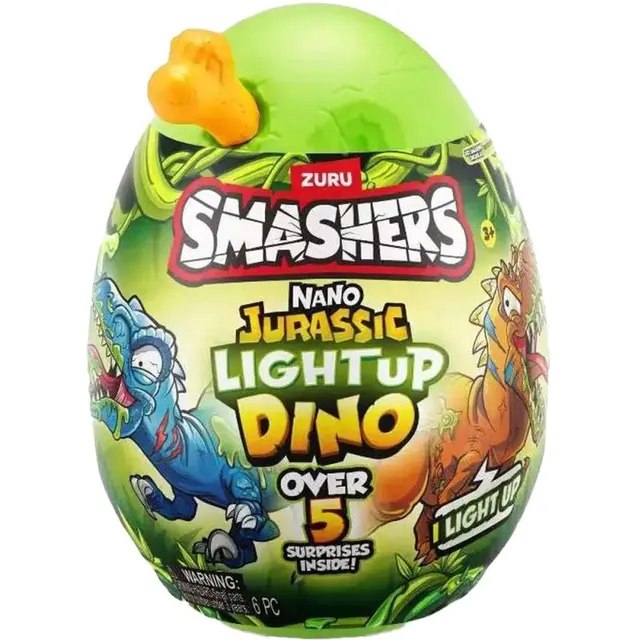 Smashers Nano Jurassic Light Up Dino Surprises Zuru – 74132