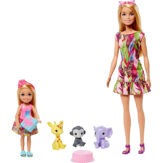 Boneca Barbie e Chelsea The Lost Birthday – Mattel GTM82