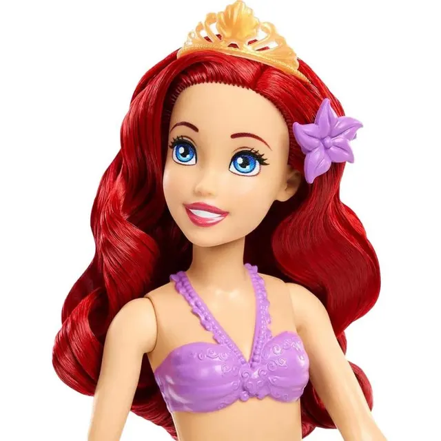 Boneca Ariel Água e Areia Disney Princess Mattel – HWB39 (10 Peças)