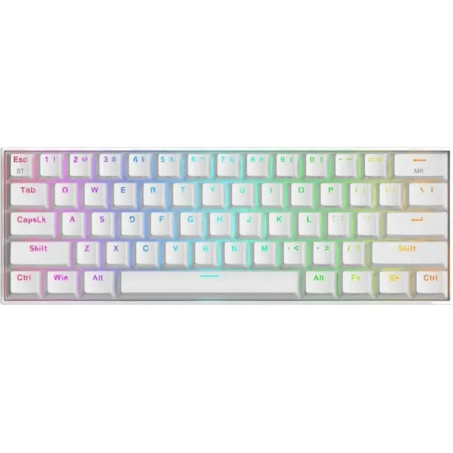 Teclado Gaming Redragon Draconic Pro K530W-RGB-PRO – Branco (Inglês com Fio)