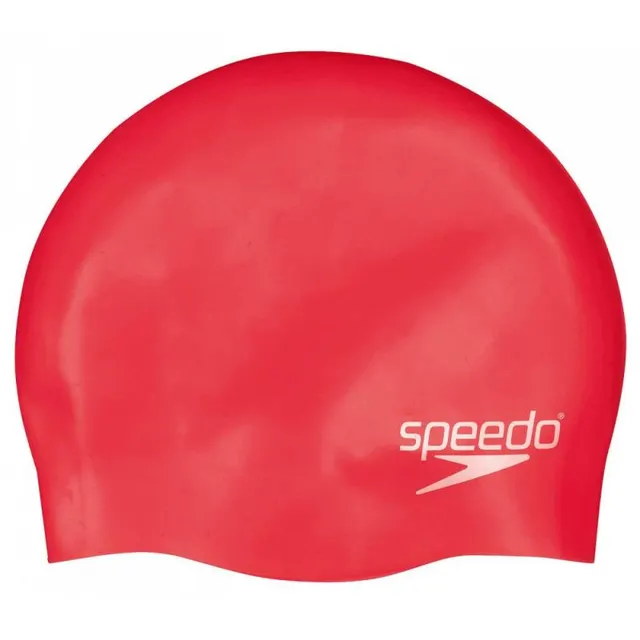 Touca de Natação Speedo Junior Plain Flat Silicone 8-709931959 – Vermelho