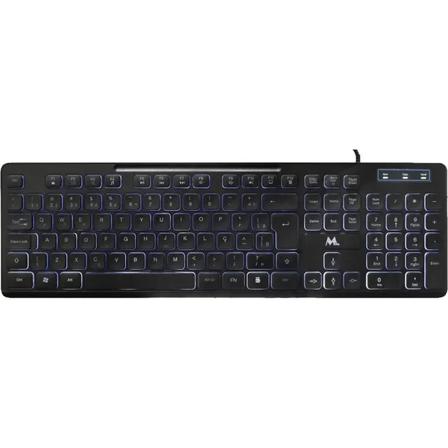 Teclado Mtek KB-7269L com cabo – Blacklight (Português)