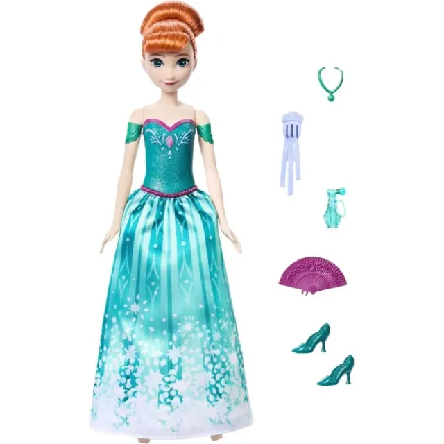 Boneca Anna Frozen Disney Spin &amp; Revel Mattel – JBG60