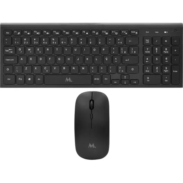 Teclado e Mouse sem Fio Mtek KM-5515 – Preto (Português)