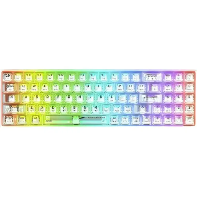 Teclado Gaming Redragon Pollux Pro K628CT-RGB-PRO (Inglês – 3 Modos) Switch Hotswap