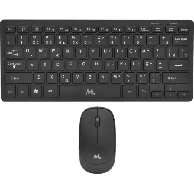Teclado e Mouse sem Fio Mtek KM-5276 – Preto (Português)