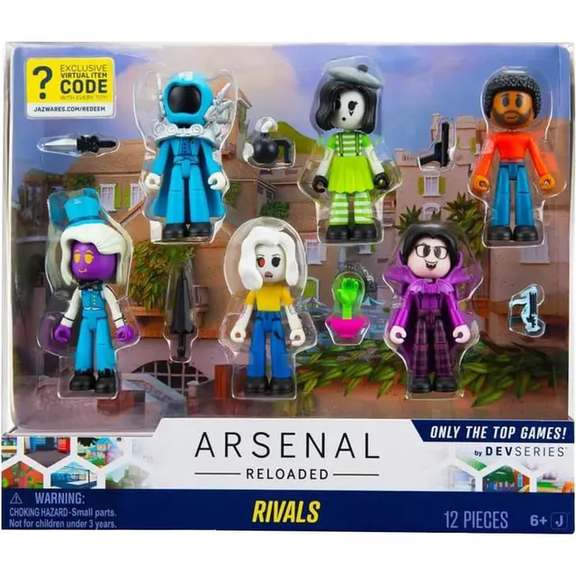 Arsenal Reloaded Rivals Jazwares – CRS0042 (12 Peças)