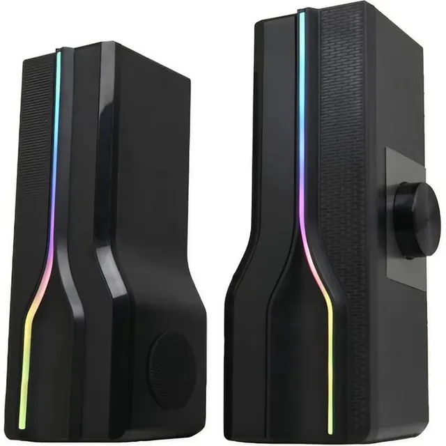 Speaker Satellite AS-92002 USB 2.0 RGB – Preto