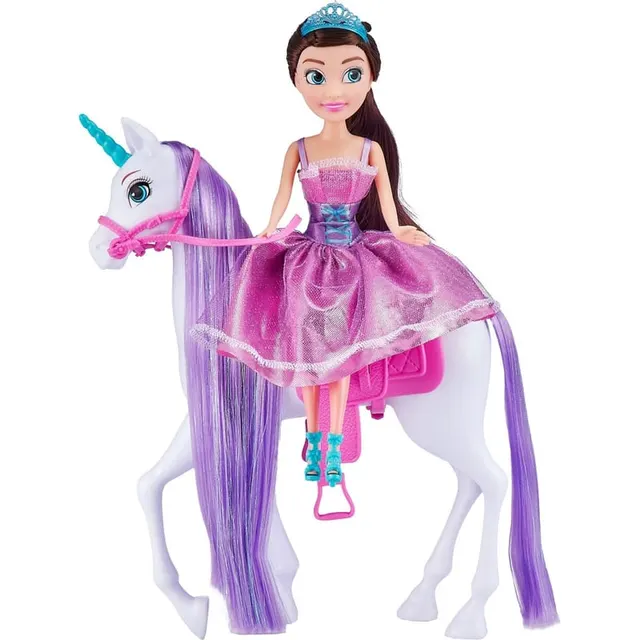 Boneca Sparkle Girlz Princess With Unicorn Zuru – 10057