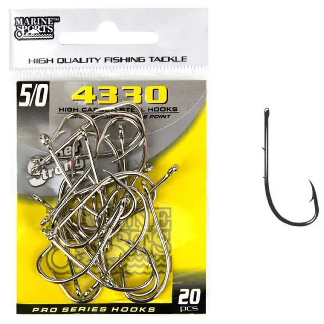 Anzol Marine Sports 4330 Super Strong 5/0 com 20pcs